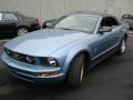 2008 Windveil Blue Metallic Ford Mustang V6 Deluxe Convertible  photo #33