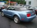 2008 Windveil Blue Metallic Ford Mustang V6 Deluxe Convertible  photo #36