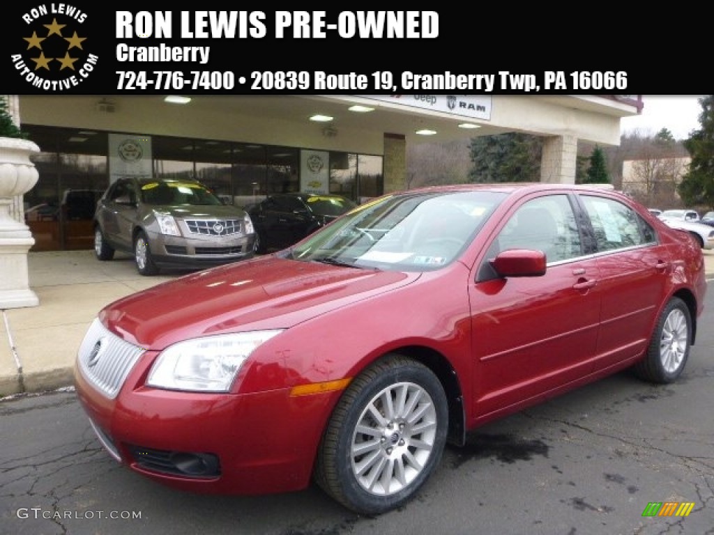 2009 Milan V6 Premier - Vivid Red Metallic / Camel photo #1