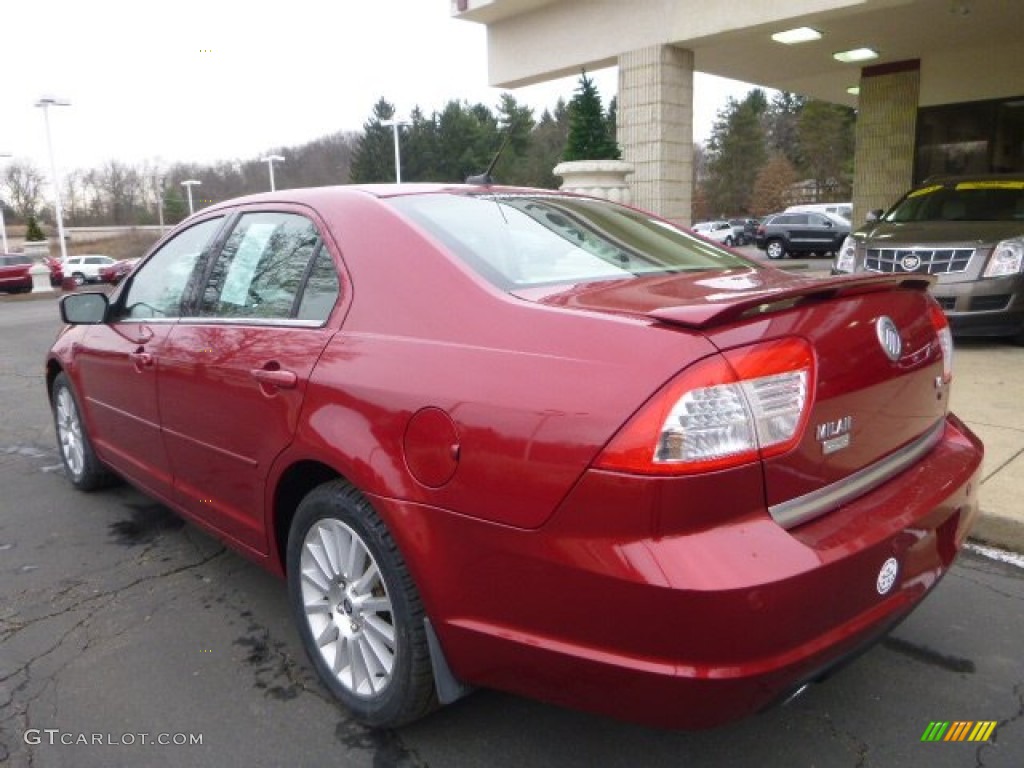 2009 Milan V6 Premier - Vivid Red Metallic / Camel photo #3