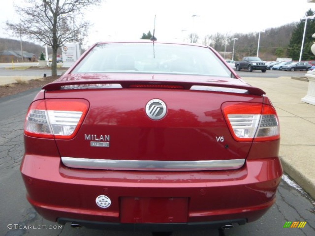 2009 Milan V6 Premier - Vivid Red Metallic / Camel photo #4
