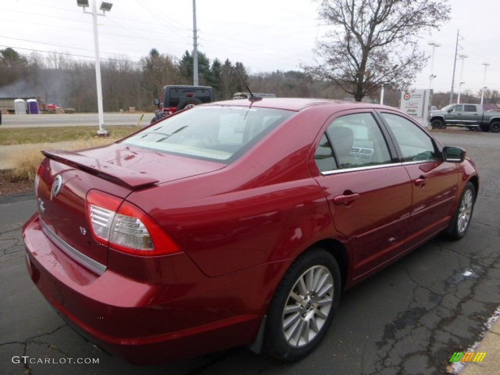 2009 Milan V6 Premier - Vivid Red Metallic / Camel photo #5