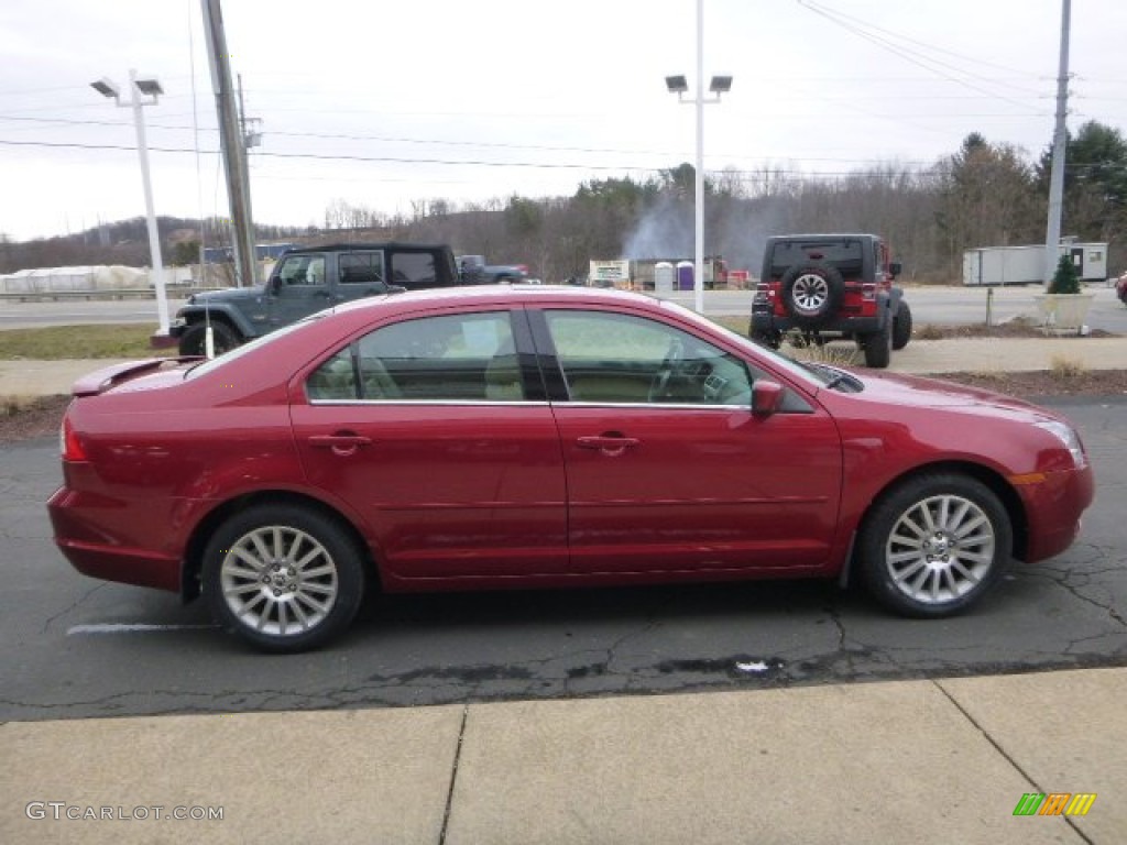 2009 Milan V6 Premier - Vivid Red Metallic / Camel photo #6