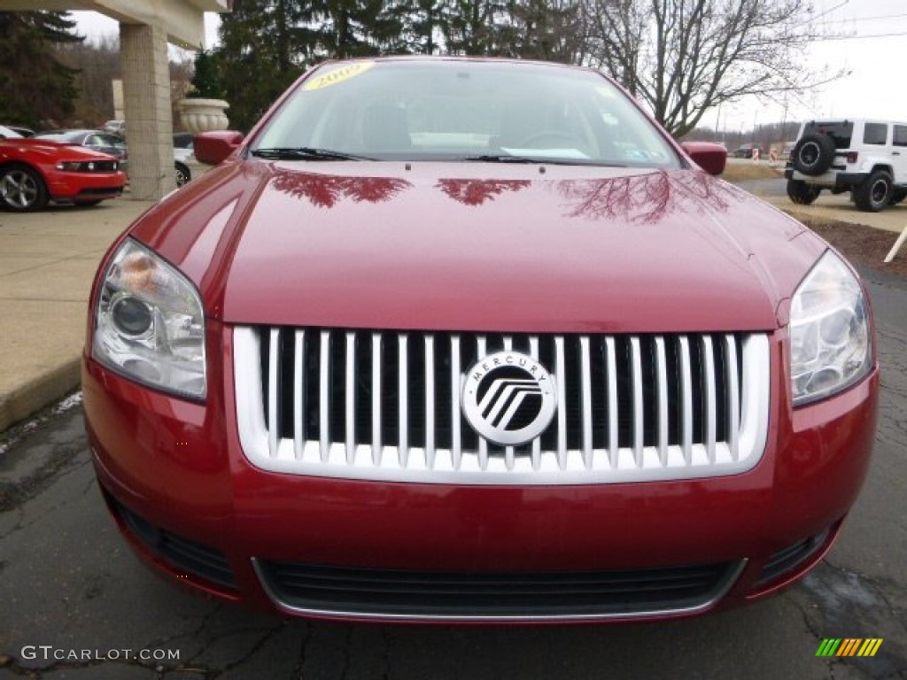 2009 Milan V6 Premier - Vivid Red Metallic / Camel photo #8