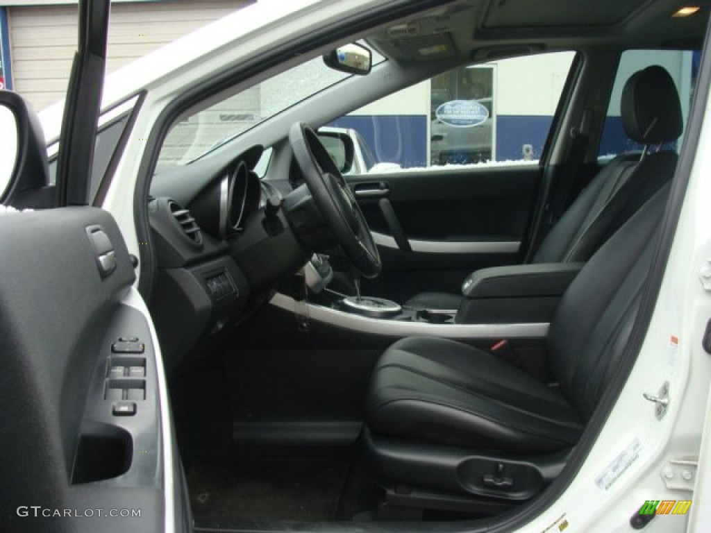 Black Interior 2009 Mazda CX-7 Grand Touring AWD Photo #99837738