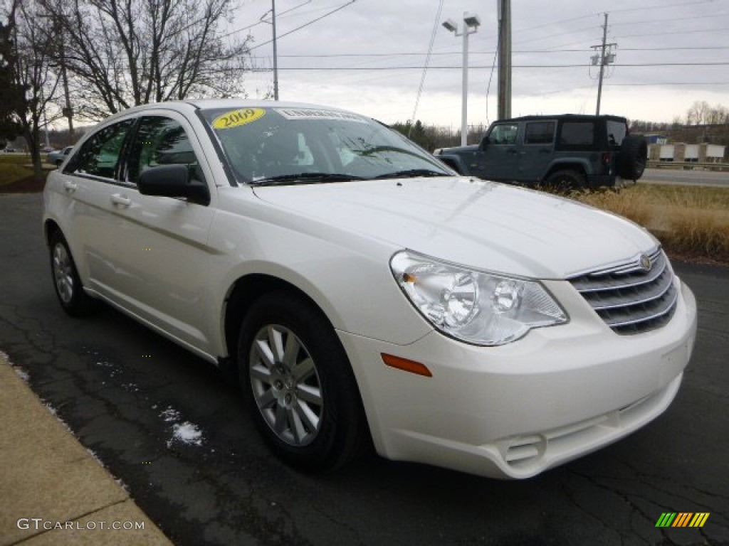 Stone White 2009 Chrysler Sebring LX Sedan Exterior Photo #99838239