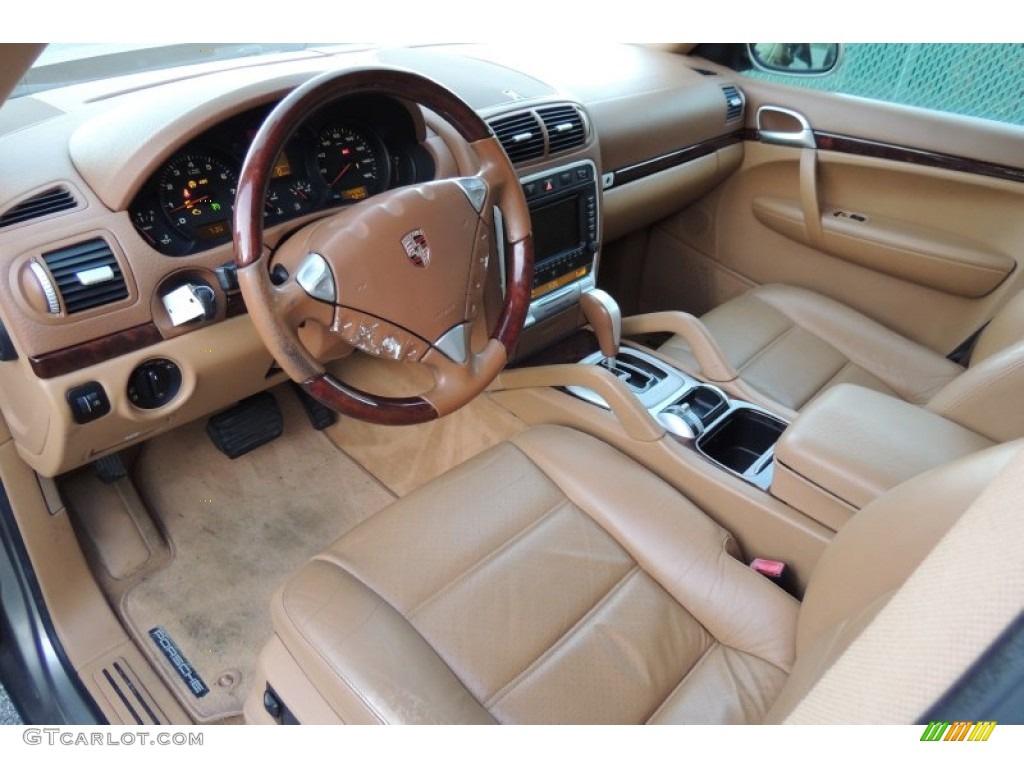 2004 Cayenne Tiptronic - Jarama Beige Metallic / Havanna/Sand Beige photo #10