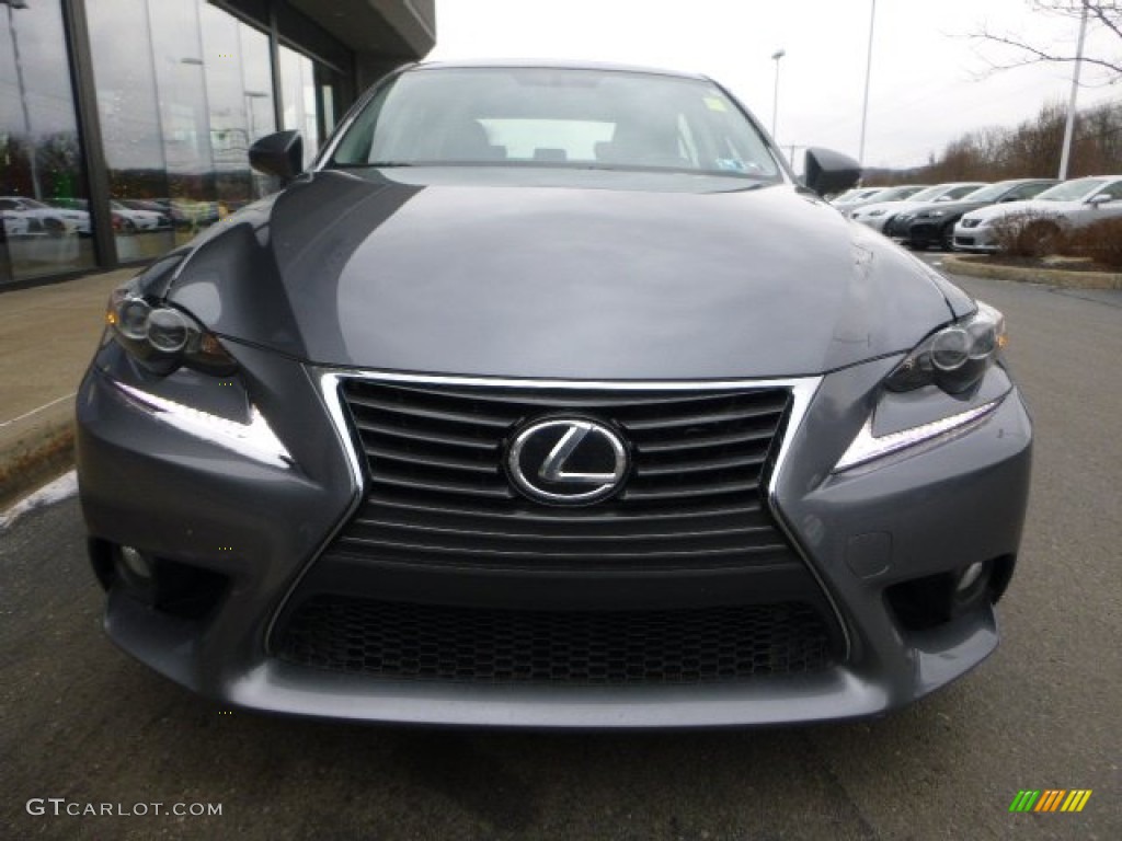 2014 IS 250 AWD - Nebula Gray Pearl / Black photo #8