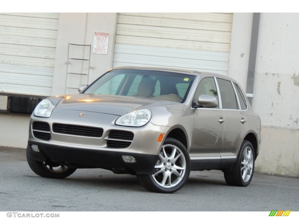 2004 Cayenne Tiptronic - Jarama Beige Metallic / Havanna/Sand Beige photo #20