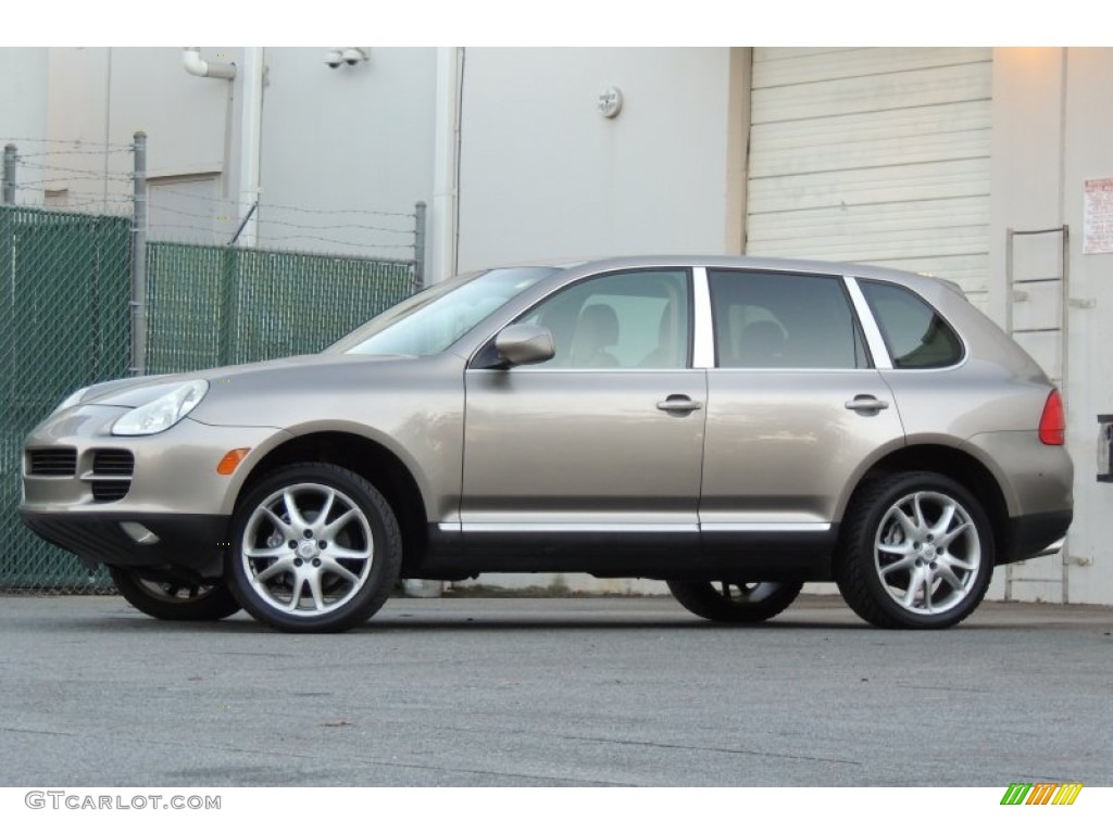 2004 Cayenne Tiptronic - Jarama Beige Metallic / Havanna/Sand Beige photo #21