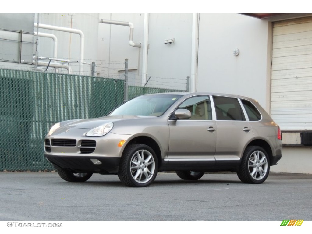 2004 Cayenne Tiptronic - Jarama Beige Metallic / Havanna/Sand Beige photo #24