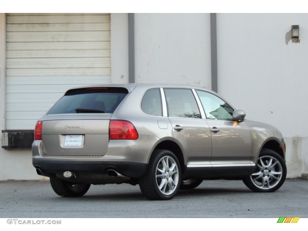 2004 Cayenne Tiptronic - Jarama Beige Metallic / Havanna/Sand Beige photo #26