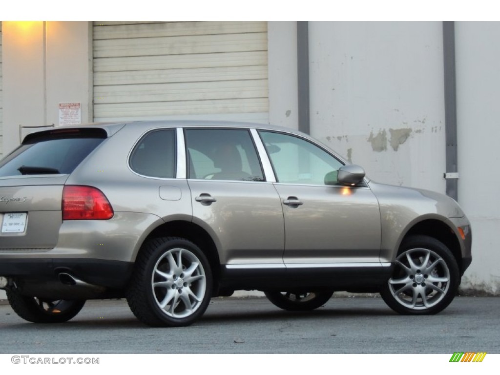 2004 Cayenne Tiptronic - Jarama Beige Metallic / Havanna/Sand Beige photo #28