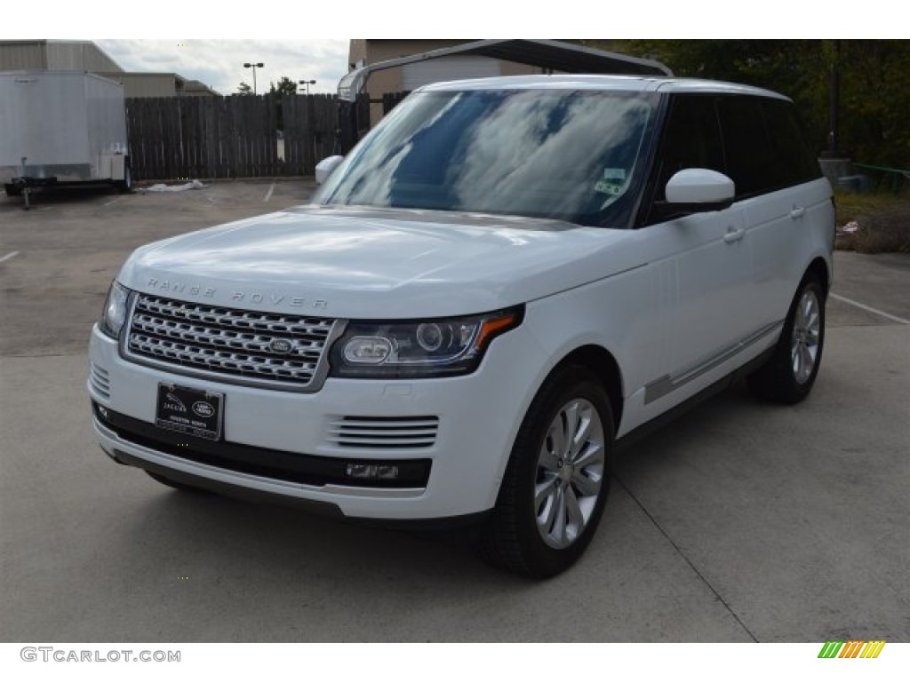 2014 Range Rover HSE - Fuji White / Almond/Espresso photo #3