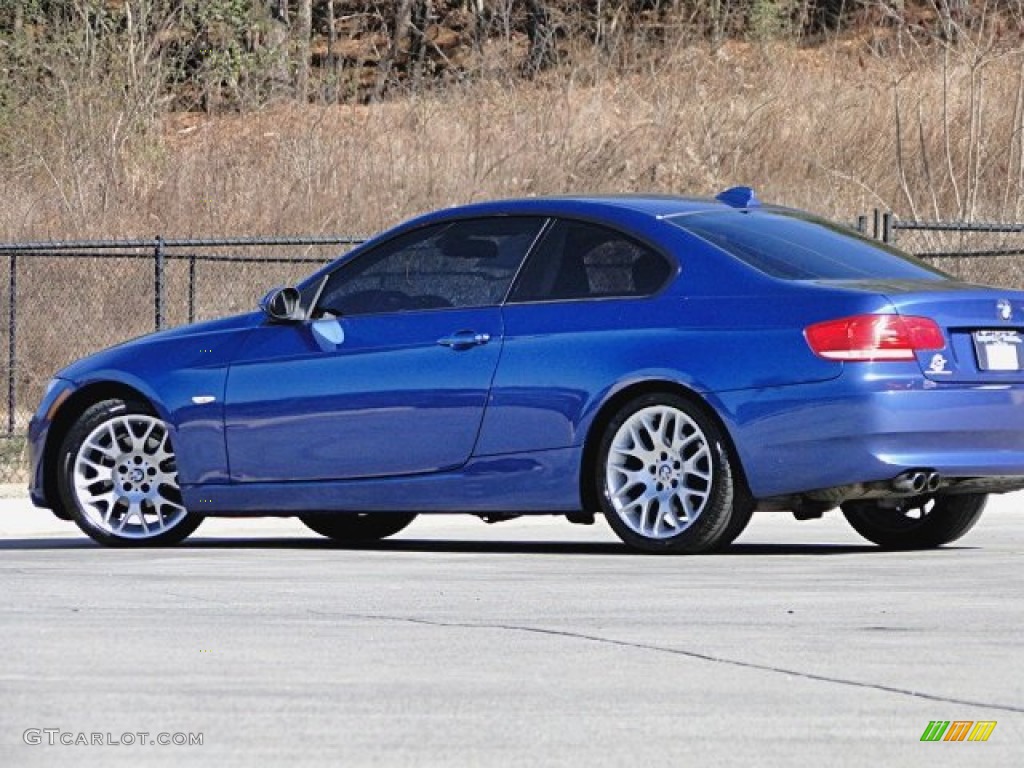 2007 3 Series 328i Coupe - Montego Blue Metallic / Saddle Brown/Black photo #27