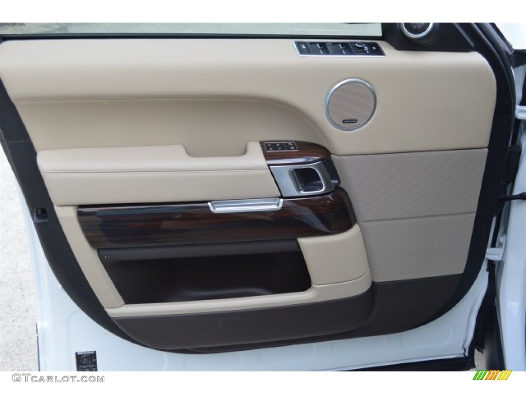 2014 Range Rover HSE - Fuji White / Almond/Espresso photo #13