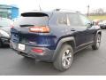 2015 True Blue Pearl Jeep Cherokee Trailhawk 4x4  photo #3