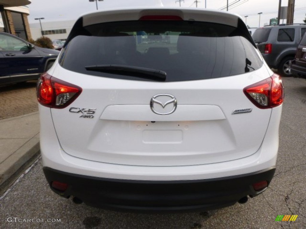 2014 CX-5 Touring AWD - Crystal White Pearl Mica / Sand photo #4