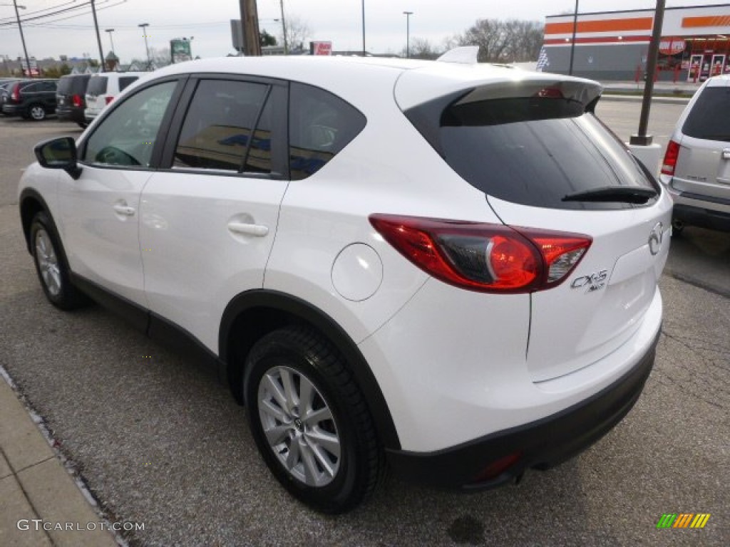 2014 CX-5 Touring AWD - Crystal White Pearl Mica / Sand photo #6
