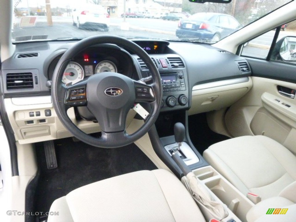 Ivory Interior 2012 Subaru Impreza 2.0i Premium 4 Door Photo #99844413