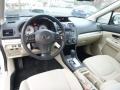 Ivory 2012 Subaru Impreza 2.0i Premium 4 Door Interior Color
