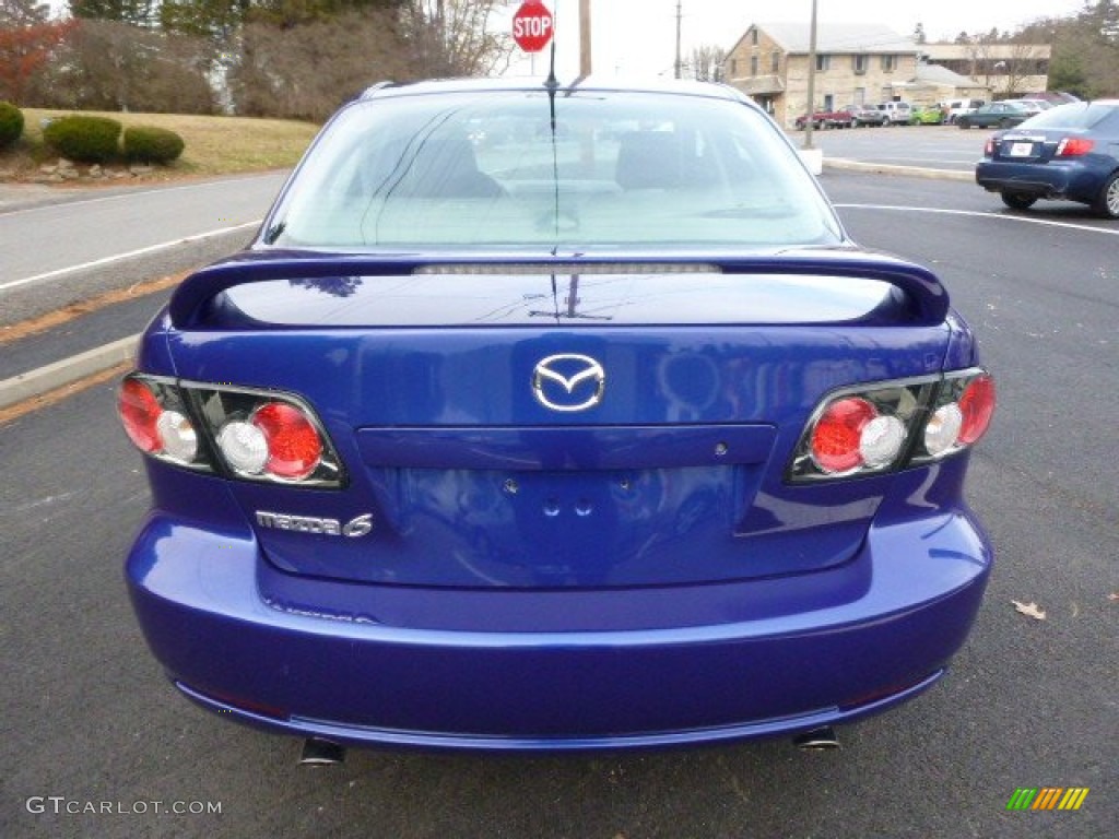 2006 MAZDA6 i Sport Sedan - Lapis Blue Metallic / Black photo #4
