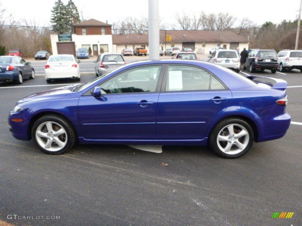 2006 MAZDA6 i Sport Sedan - Lapis Blue Metallic / Black photo #6