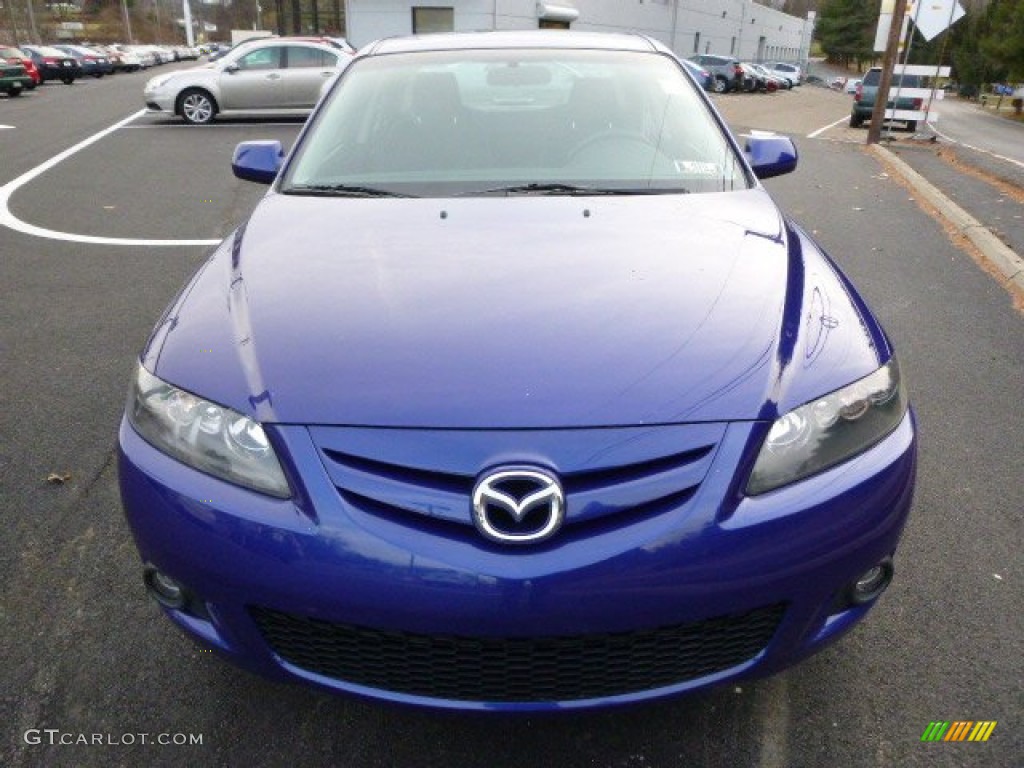 2006 MAZDA6 i Sport Sedan - Lapis Blue Metallic / Black photo #8