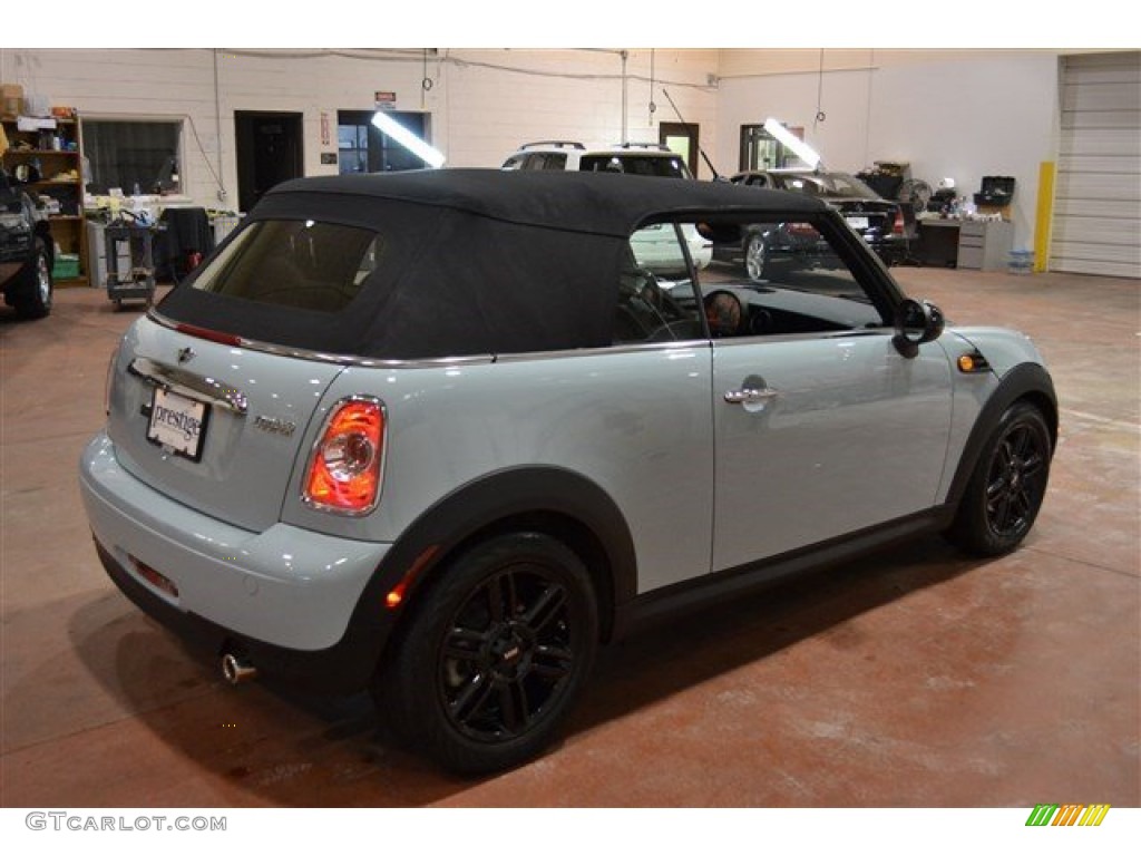 2014 Cooper Convertible - Ice Blue / Carbon Black photo #14