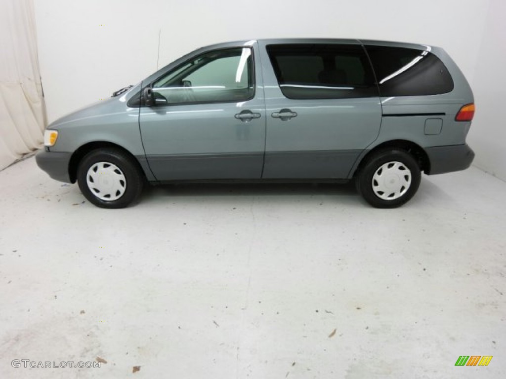 1998 Sienna LE - Dark Green Metallic / Gray photo #8