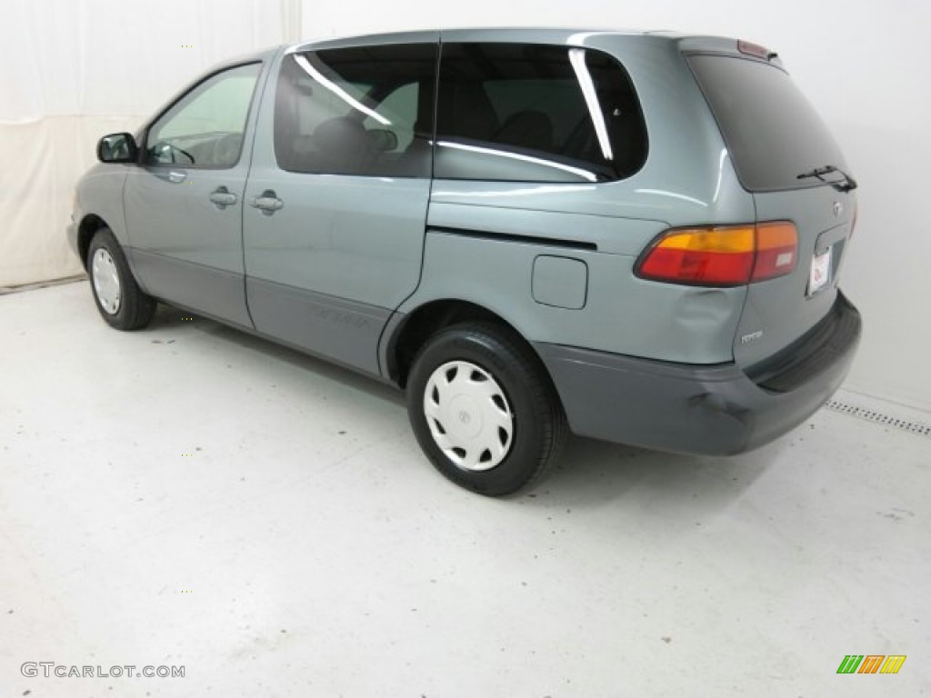 1998 Sienna LE - Dark Green Metallic / Gray photo #11