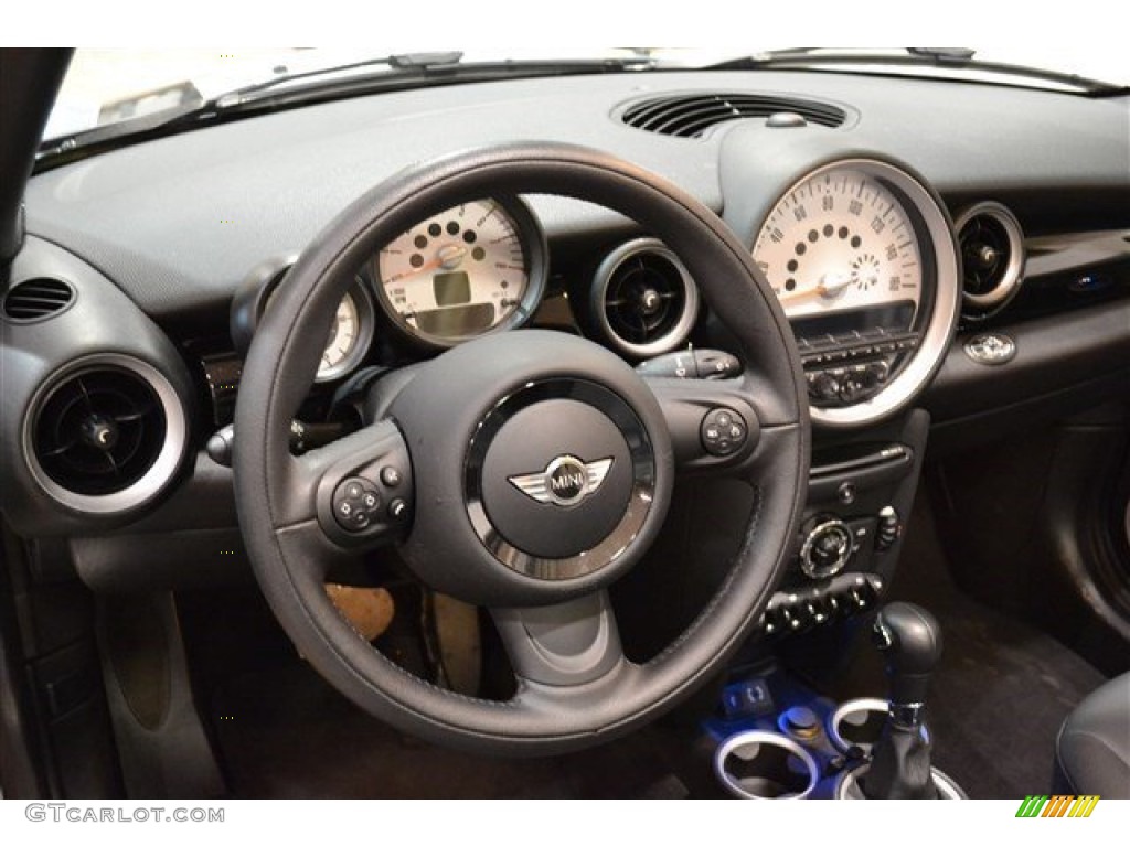 2014 Cooper Convertible - Ice Blue / Carbon Black photo #28