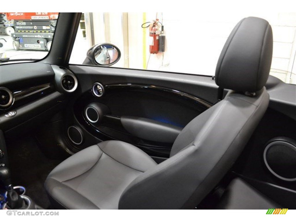 2014 Cooper Convertible - Ice Blue / Carbon Black photo #29