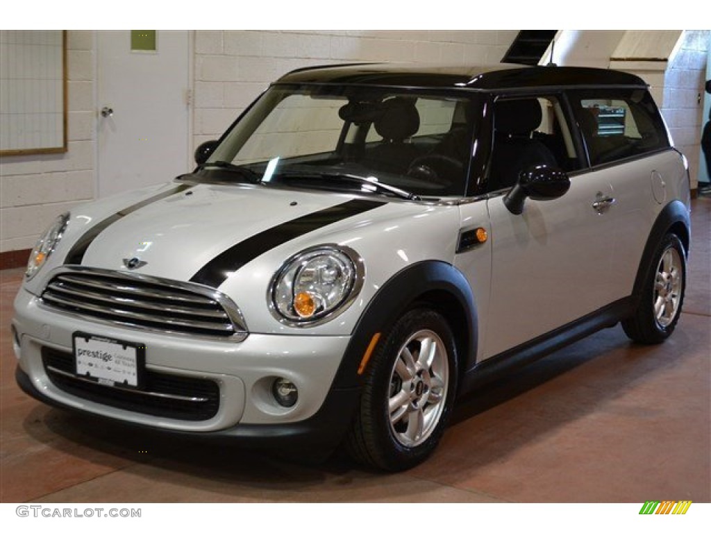 2014 Cooper Clubman - White Silver Metallic / Carbon Black photo #1