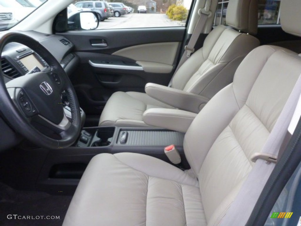 Beige Interior 2012 Honda CR-V EX-L 4WD Photo #99846999
