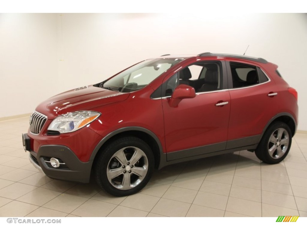 Ruby Red Metallic 2013 Buick Encore Premium AWD Exterior Photo #99847443