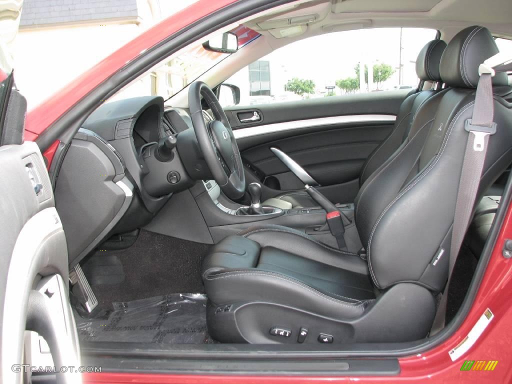 2008 G 37 S Sport Coupe - Vibrant Red / Graphite photo #8