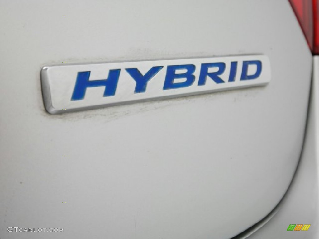 2007 Civic Hybrid Sedan - Alabaster Silver Metallic / Blue photo #37