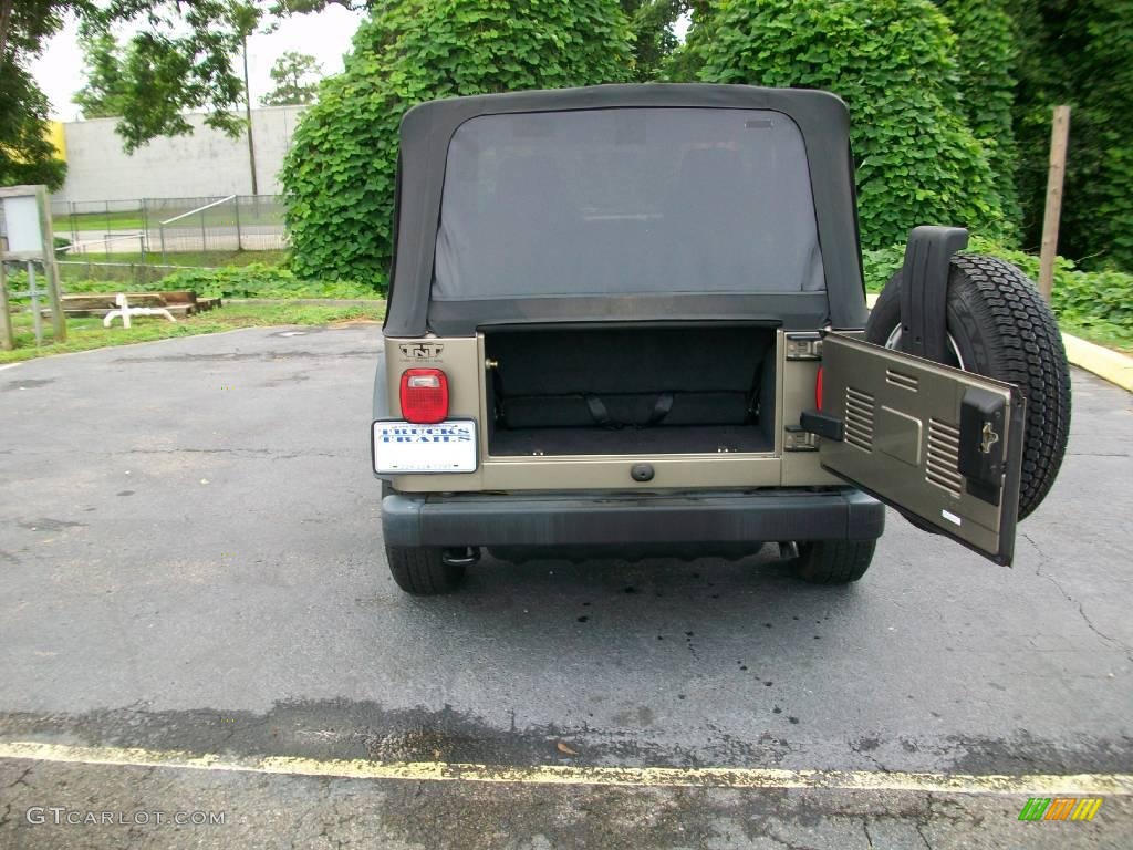 2004 Wrangler X 4x4 - Light Khaki Metallic / Dark Slate Gray photo #11