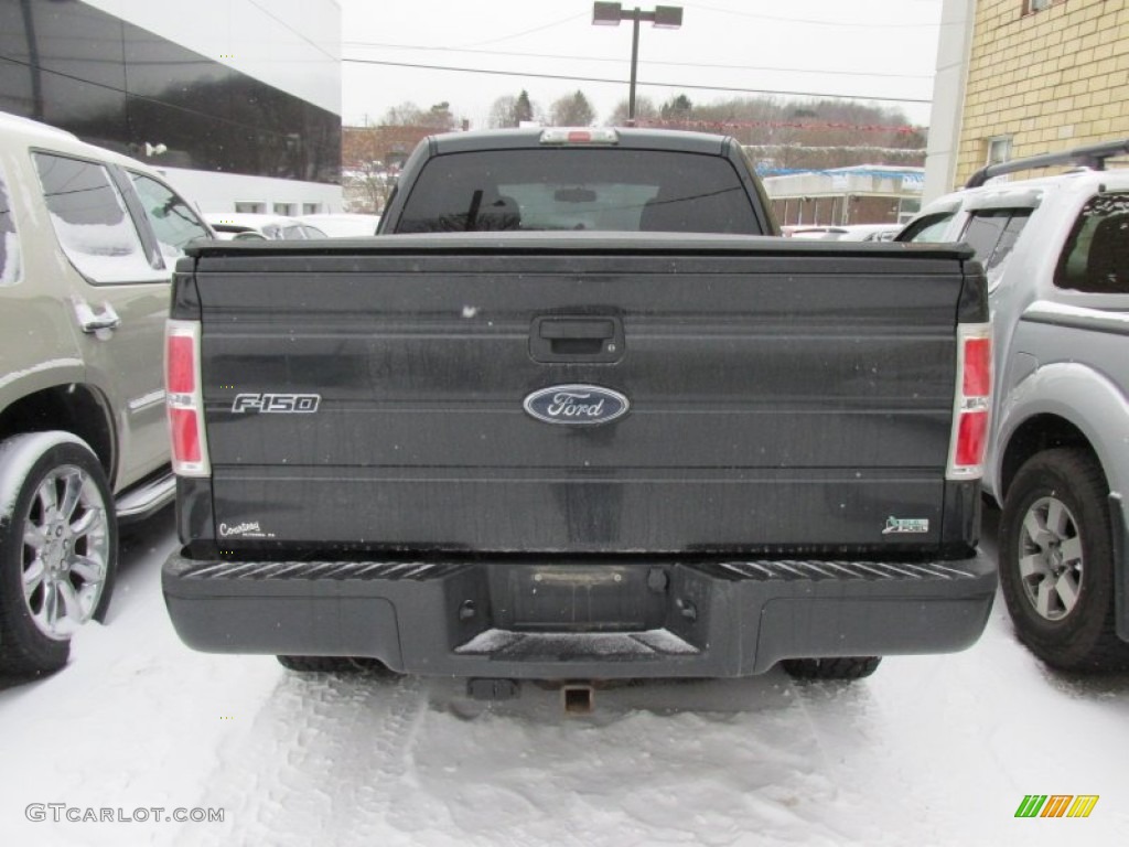 2010 F150 FX4 SuperCab 4x4 - Tuxedo Black / Black photo #4