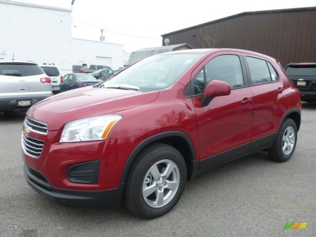 Ruby Red Metallic 2015 Chevrolet Trax LS AWD Exterior Photo #99854031