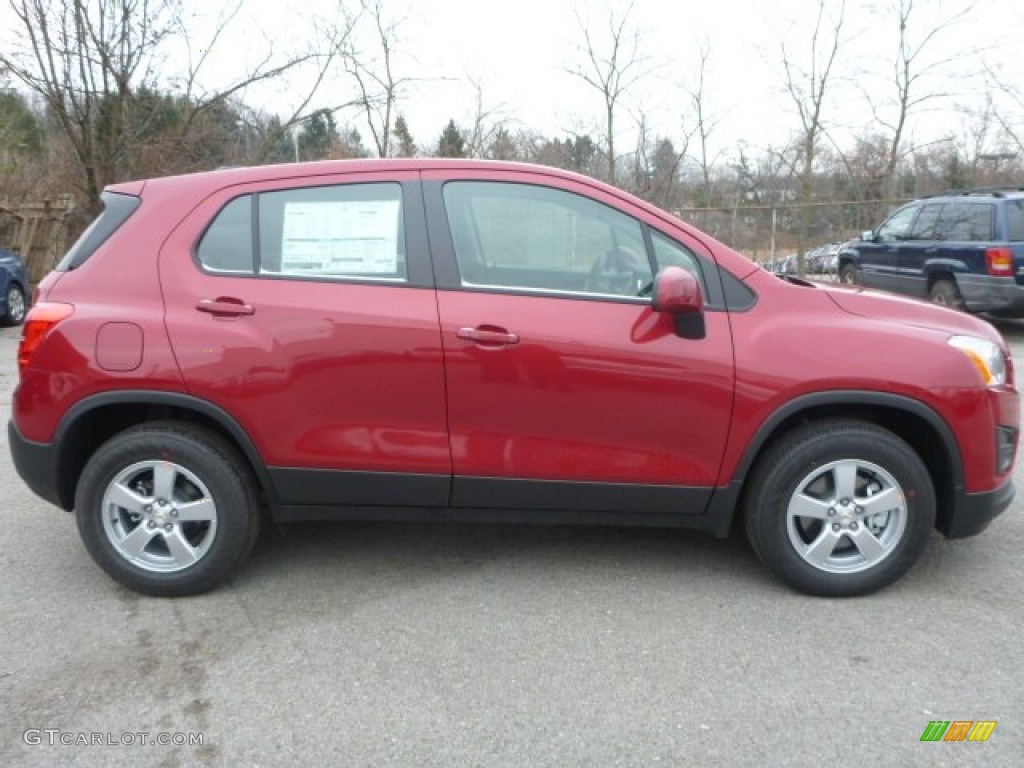 Ruby Red Metallic 2015 Chevrolet Trax LS AWD Exterior Photo #99854118