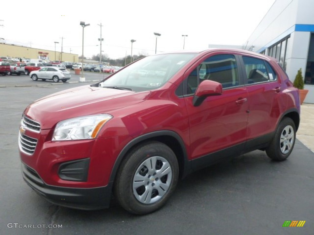 2015 Trax LS - Ruby Red Metallic / Jet Black photo #1