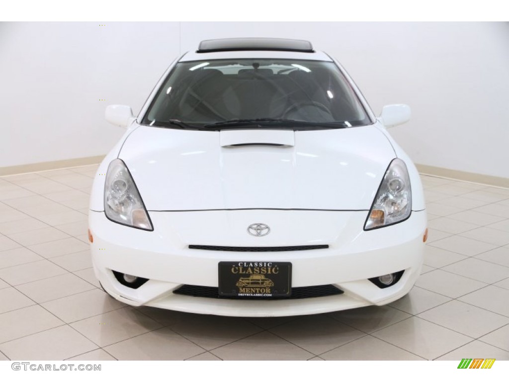 2003 Celica GT - Super White / Black/Silver photo #2