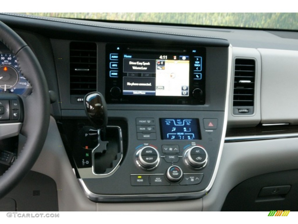 2015 Sienna XLE AWD - Silver Sky Metallic / Ash photo #6