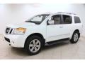 Blizzard White - Armada Platinum 4WD Photo No. 3