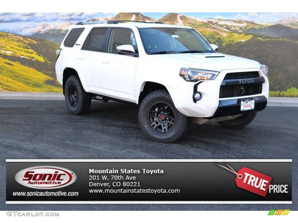 Super White Toyota 4Runner