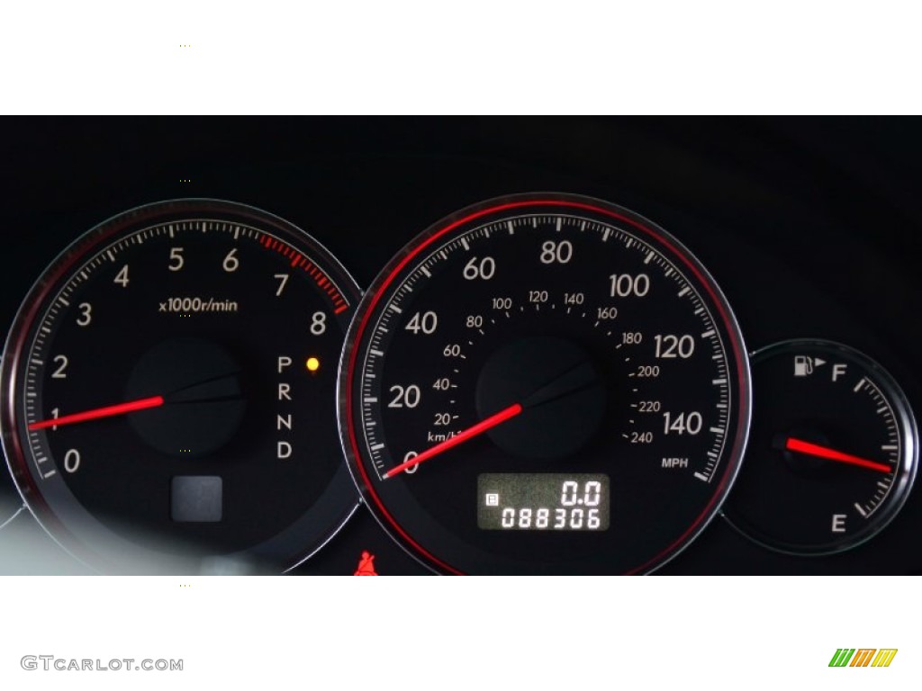 2009 Legacy 2.5i Sedan - Obsidian Black Pearl / Off Black photo #15