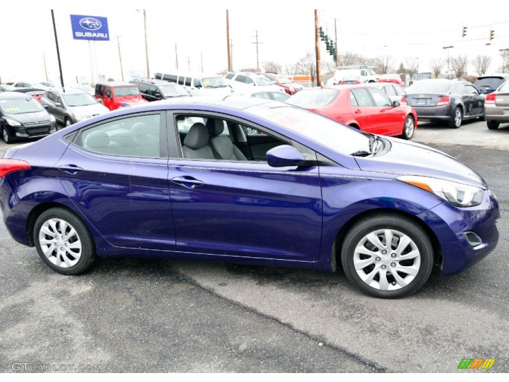 Indigo Blue Pearl 2011 Hyundai Elantra GLS Exterior Photo #99858066