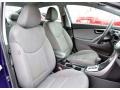 2011 Hyundai Elantra Gray Interior Front Seat Photo